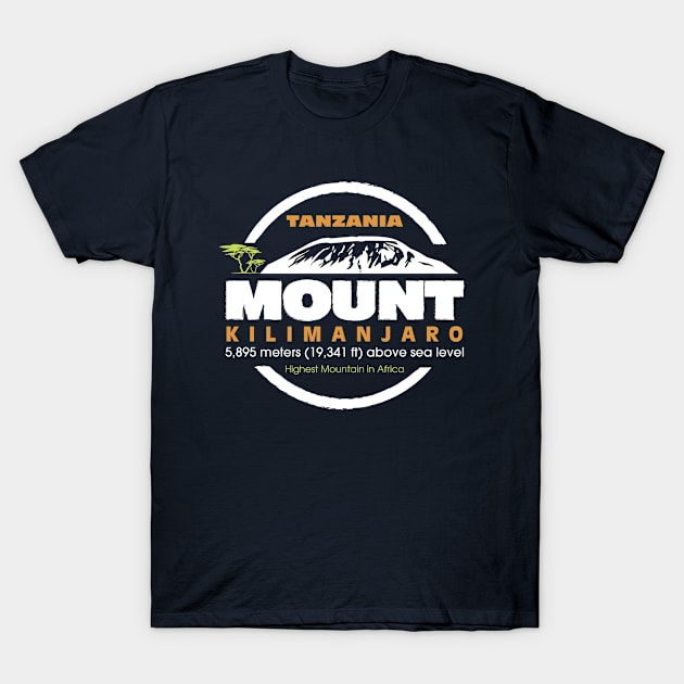 Mount Kilimanjaro T-Shirt by abbyhikeshop